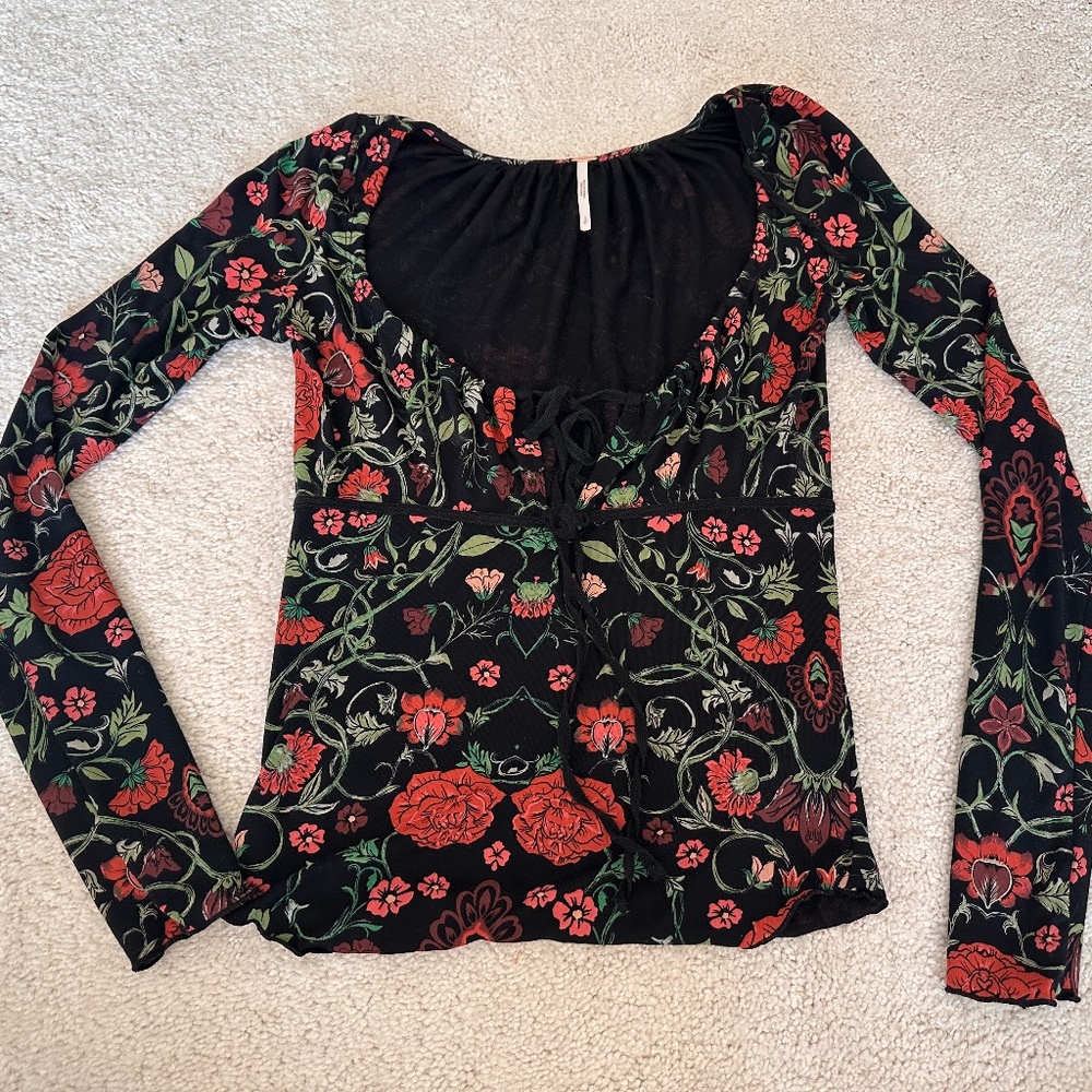 Free people floral top